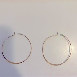 Pilgrim gold plated hoop earrings